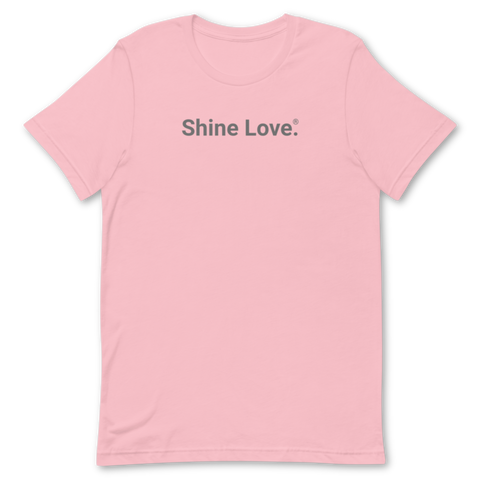 Shine Love. <br>Adult Unisex Short-Sleeve Crew