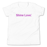 Shine Love. <br>Youth Short-Sleeve Crew