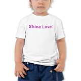 Shine Love. <br>Toddler Short-Sleeve Crew