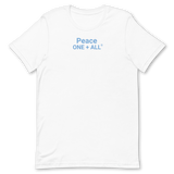 Peace ONE + ALL <br>Adult Unisex Short-Sleeve Crew